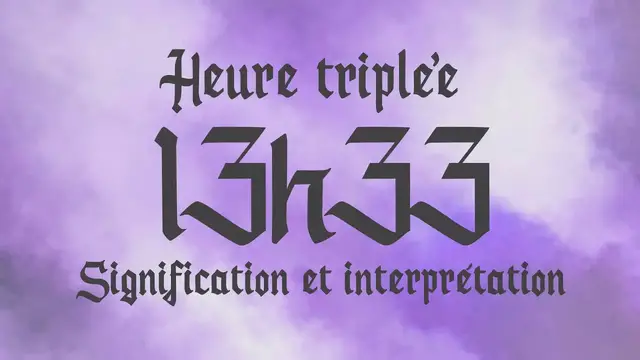 Video thumbnail for 🌸 HEURE TRIPLEE 13h33 - Signification et Interprétation angélique