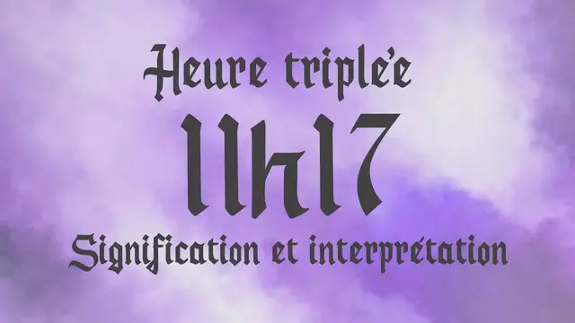 Video thumbnail for 🌸 HEURE TRIPLEE 11h17 - Signification et Interprétation angélique