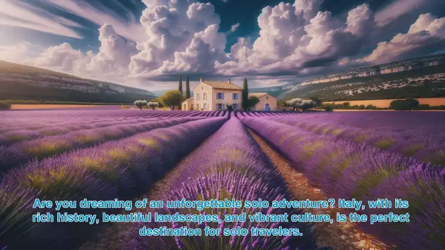 Video thumbnail for Solo Traveler's Guide: Top 10 Must-Visit Places in Italy