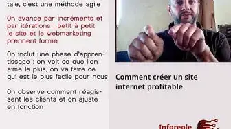 Video thumbnail for Comment creer un site internet profitable en 2022 ?