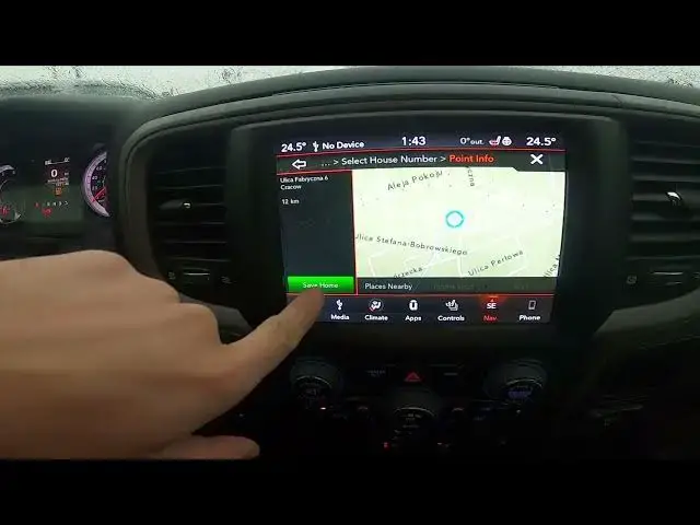Video thumbnail for How to Set Home and Work Address for Navigation in Dodge Ram 1500 II ( 2019 - now ) | Route to Home