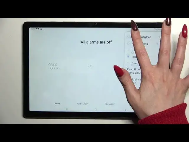 'Video thumbnail for How to Set Up Alarm Clock on Galaxy Tab A8 2021 / Set Up alarm on Galaxy Tab A8 2021'