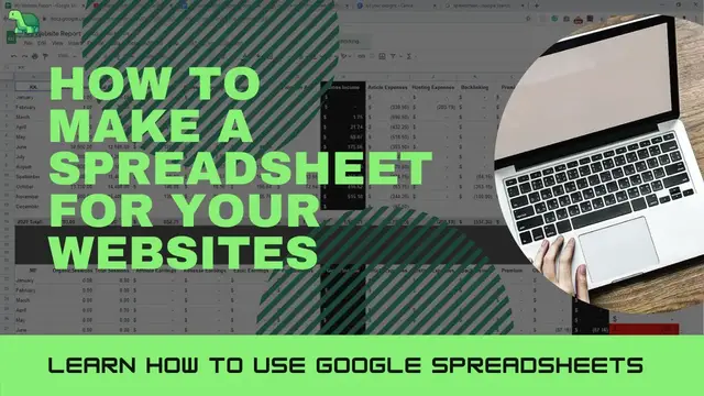 'Video thumbnail for How to Create a Spreadsheet for your Websites with Google Spreadsheets'