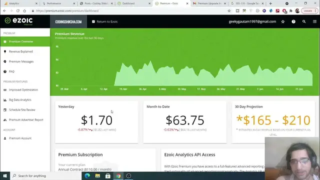 Video thumbnail for I Upgraded my Ezoic Premium Ads From Growth to 3 Star Model and Earnings Proof 2021