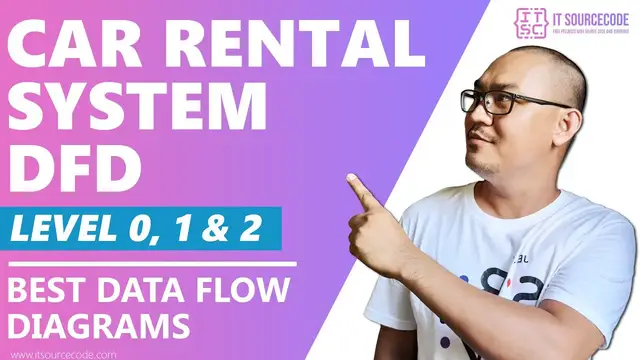 Video thumbnail for Car Rental System DFD Levels 0 1 2 | Data Flow Diagram Best of 2021