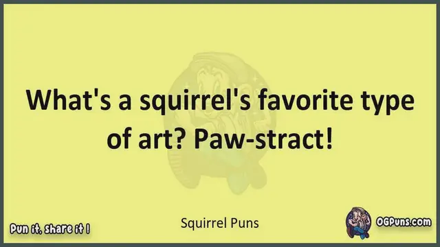 Video thumbnail for Squirrel - Jokes, Puns, Wordplays, and Laughter