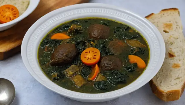 Video thumbnail for Afang Soup (Nigeria) Recipe
