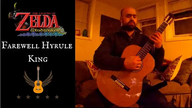 'Video thumbnail for Farewell Hyrule King Guitar | Zelda Guitar Cover (Tabs)'