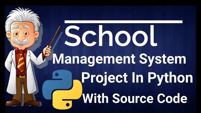 Video thumbnail for School Management System Project In Python With Source Code 2020 Free Download