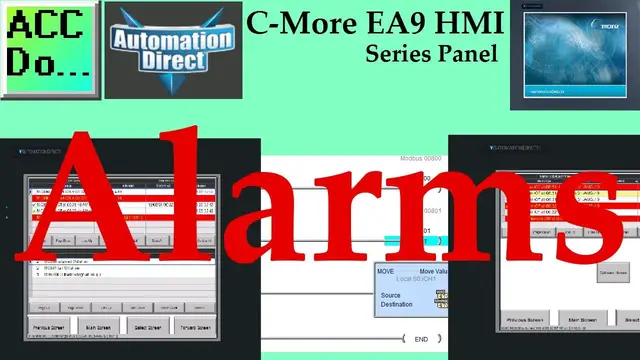 Video thumbnail for C-More EA9 HMI Series Panel Object List Alarms