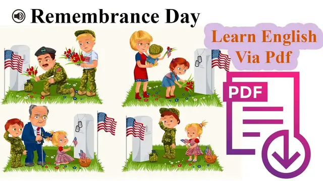 Video thumbnail for Learn English Via Listening | Beginner  Level | Lesson 14 | Remembrance Day