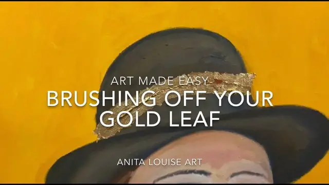Video thumbnail for Brushing Off Your Gold Leaf - Art Made Easy