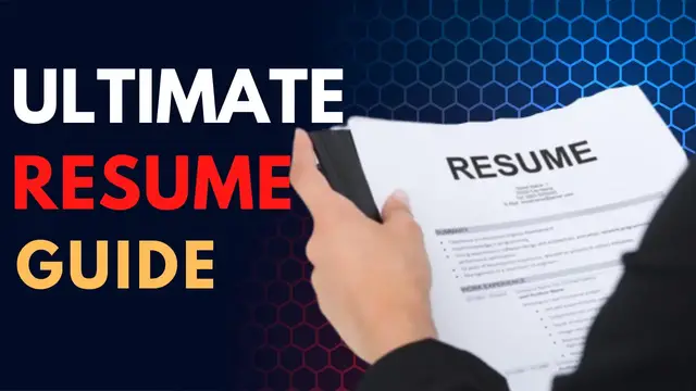 Video thumbnail for The Ultimate Resume Guide and Landing the Job of Your Dreams