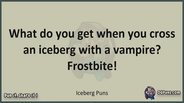 Video thumbnail for Iceberg - Jokes, Puns, Wordplays, and Laughter