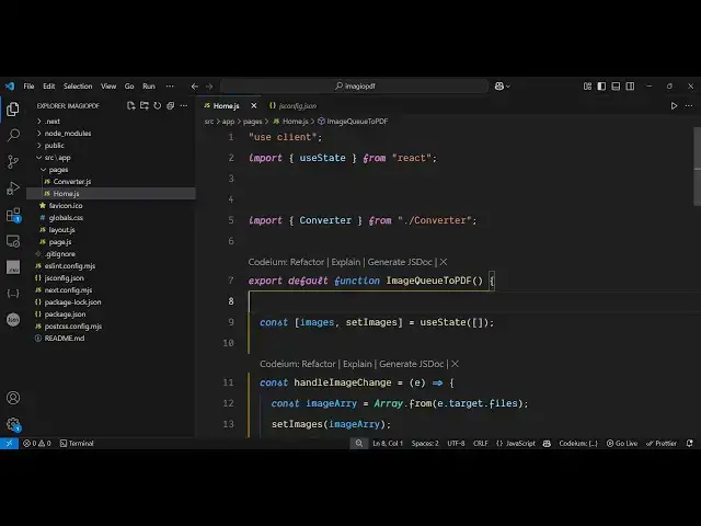 Video thumbnail for Build a Next.js Image to PDF Editor in Browser Using PDF-LIB Library in Javascript