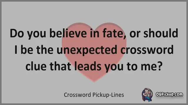 Video thumbnail for Crossword - Pickup-Lines & Rizz for Him & for Her