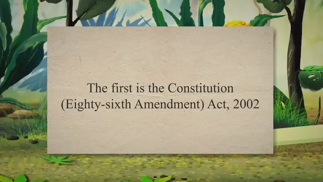 'Video thumbnail for Right to Education in India'