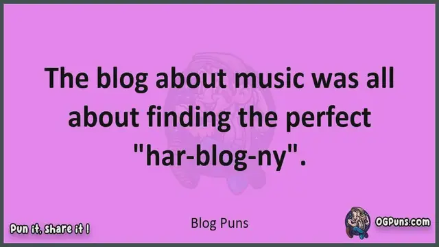 Video thumbnail for Blog - Jokes, Puns, Wordplays, and Laughter