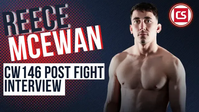Video thumbnail for Reece McEwan: Cage Warriors 146 Post-Fight Interview - Combat Sports UK