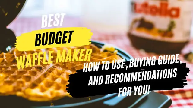 Video thumbnail for Best Budget Waffle Maker: How To Use,  Buying Guide, and Recommendations For You!