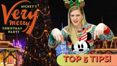 'Video thumbnail for Top 5 Tips for Mickey's Very Merry Christmas Party'