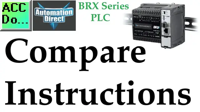 Video thumbnail for BRX Do-More PLC Compare Instructions