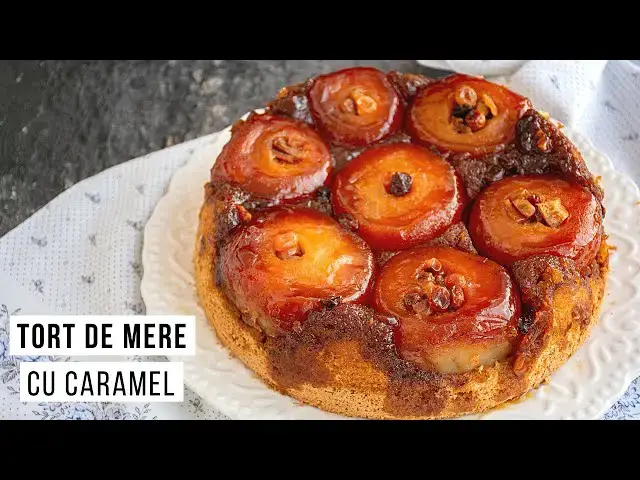 Video thumbnail for Tort de mere caramelizate cu blat de pandișpan | Bucate Aromate