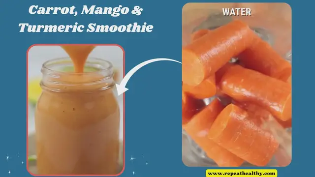 Video thumbnail for Carrot, Mango & Turmeric Smoothie