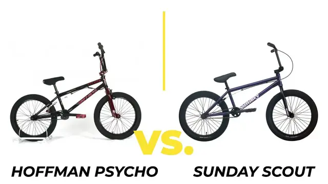 Video thumbnail for HOFFMAN PSYCHO VS. SUNDAY SCOUT (BMX Bike Comparison)