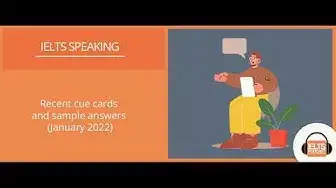 Video thumbnail for Recent speaking questions with sample answers 2022