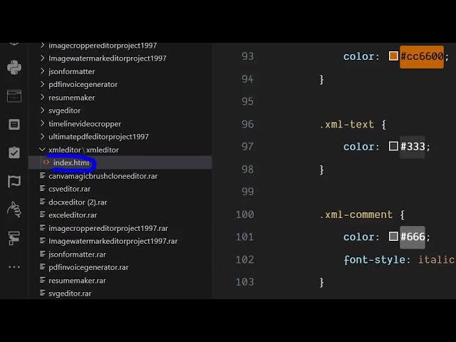 Video thumbnail for Build a XML Viewer & Editor in Browser to Format,Validate & Minify in Browser Using HTML & JS