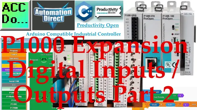 Video thumbnail for Productivity Open P1AM Industrial Arduino P1000 Expansion Digital Inputs and Outputs Part 2