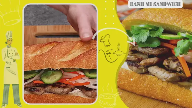 Video thumbnail for Banh Mi Sandwich