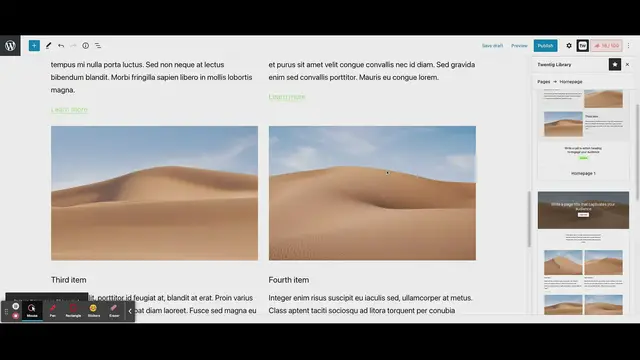 'Video thumbnail for Example of Seamless WordPress Building'