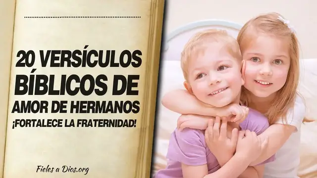 Video thumbnail for 🙏 20 Versículos Bíblicos de Amor de Hermanos ¡FORTALECE LA FRATERNIDAD! 📖