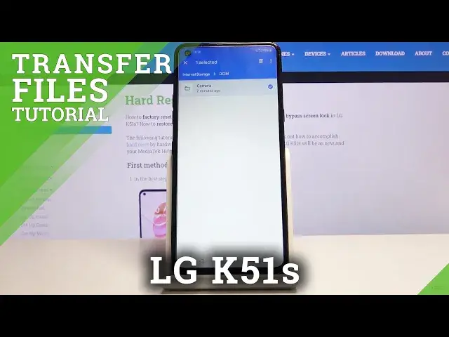 'Video thumbnail for How to Move Data in LG K51s - Transfer Files'