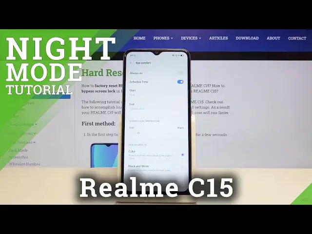 'Video thumbnail for How to Turn On / Off Eye Comfort Mode in REALME C15 – Find / Enable Night Mode'