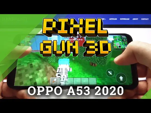 Video thumbnail for Gaming Quality Checkup on OPPO A53 2020 - Pixel Gun 3D Game Test