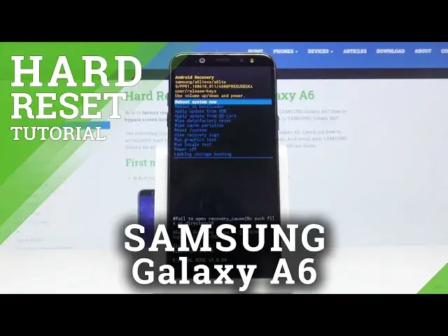 Video thumbnail for How to Hard Reset Samsung Galaxy A6 – Wipe Data / Bypass Screen Lock