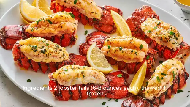 Video thumbnail for Lobster tail recipe