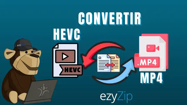 Video thumbnail for 🎬 Cómo convertir HEVC a MP4 online gratis │ Sin necesidad de instalar software