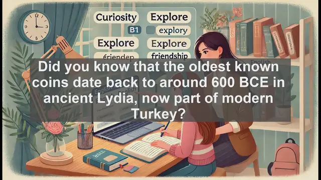 Video thumbnail for 2500 Must Know CEFR B1 Vocabulary - The History and Usage of 'Coin': From Ancient Currency to Modern Language