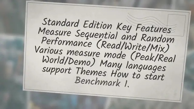 'Video thumbnail for Disk Benchmark Tool – CrystalDiskMark – [Win]'