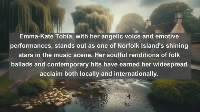 Video thumbnail for Soulful Sounds of Norfolk: Top 10 Famous Singers from Norfolk Island