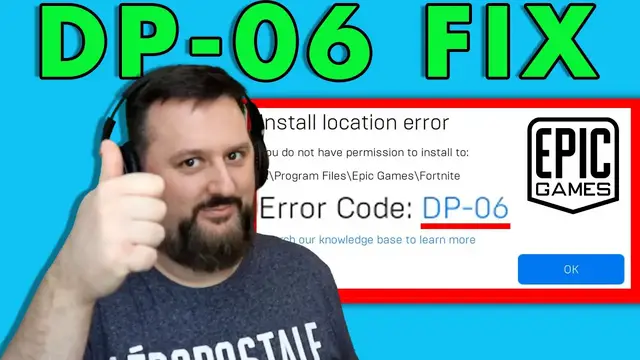 Video thumbnail for DP-06 Error Epic Games FIX With All Games [Fortnite, Rocket League, CyperPunk & GTA 5]