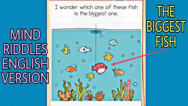 Video thumbnail for Giải đố thử thách trí tuệ phiên bản tiếng anh #29 | Con nào trong số những con cá này là lớn nhất
