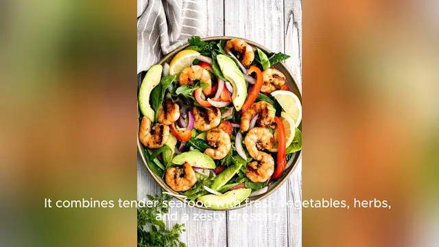 Video thumbnail for seafood salad recipe