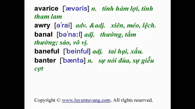 Video thumbnail for Essential Words for the TOEFL - Lesson 03