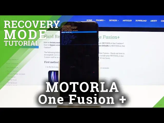 Video thumbnail for How to Enter Recovery Mode in Motorola One Fusion+ - Recovery Menu