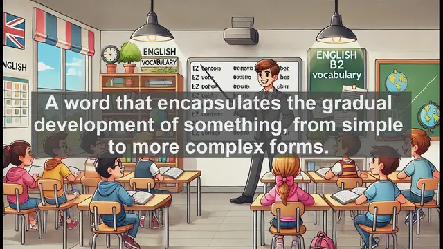 Video thumbnail for 1500 Must Know CEFR B2 Vocabulary - Evolution: From Simple to Complex